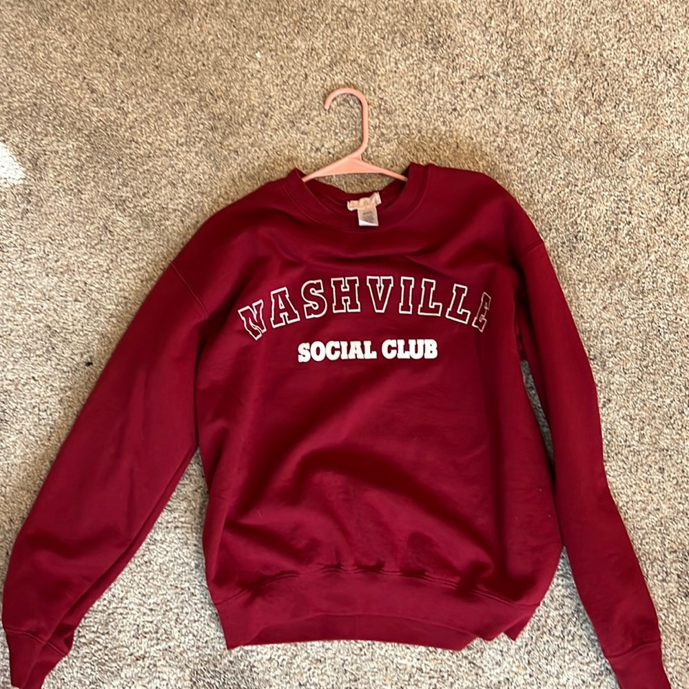 Red graphic altered state sweatshirt